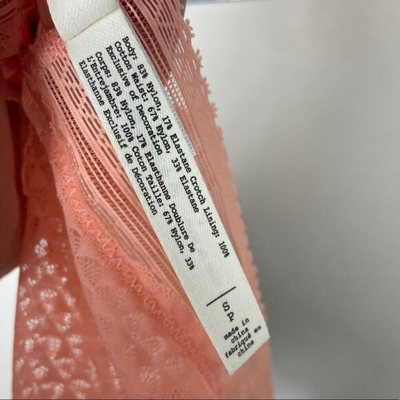 NEW Madewell Mesh Bikini Bottom Underwear Size Small Panties Light Blossom Boho - Picture 4 of 8